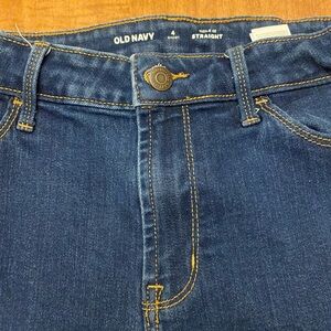 Old Navy jeans, high rise straight size 4 short